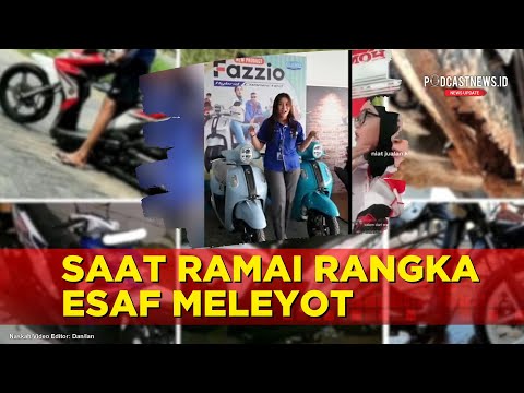 Kesempatan SPG Yamaha Pamer Rangka Motor Kokoh