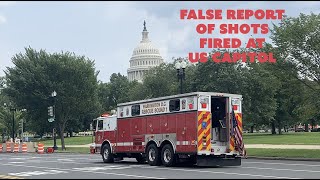False Alarm on shots fired at US Capitol