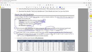 More Visual Basic Macros and Functions | CMPS 209 Lab 11 Fall 21