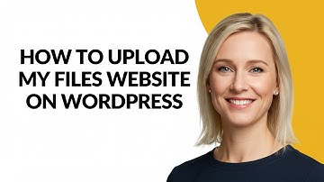 How to Upload My Files Website on Wordpress - Julia