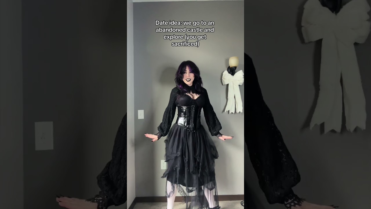 Date Idea! (You Get Sacrificed by a Gothic Girl)🖤 #gothic #gothicgirl #dateideas #goth #gothgirl