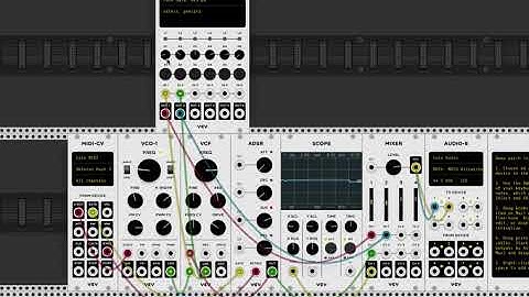 Pure Data working inside VCV rack