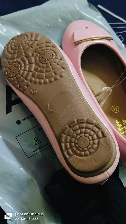 unboxing new shoes #pink ballerinas for girls #pitter patter brand