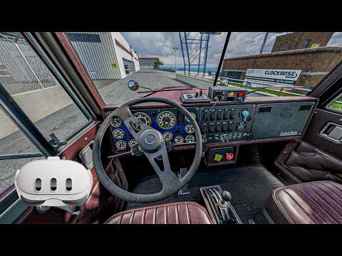 Extremely Boring & Realistic Road Trip in BeamNG VR!