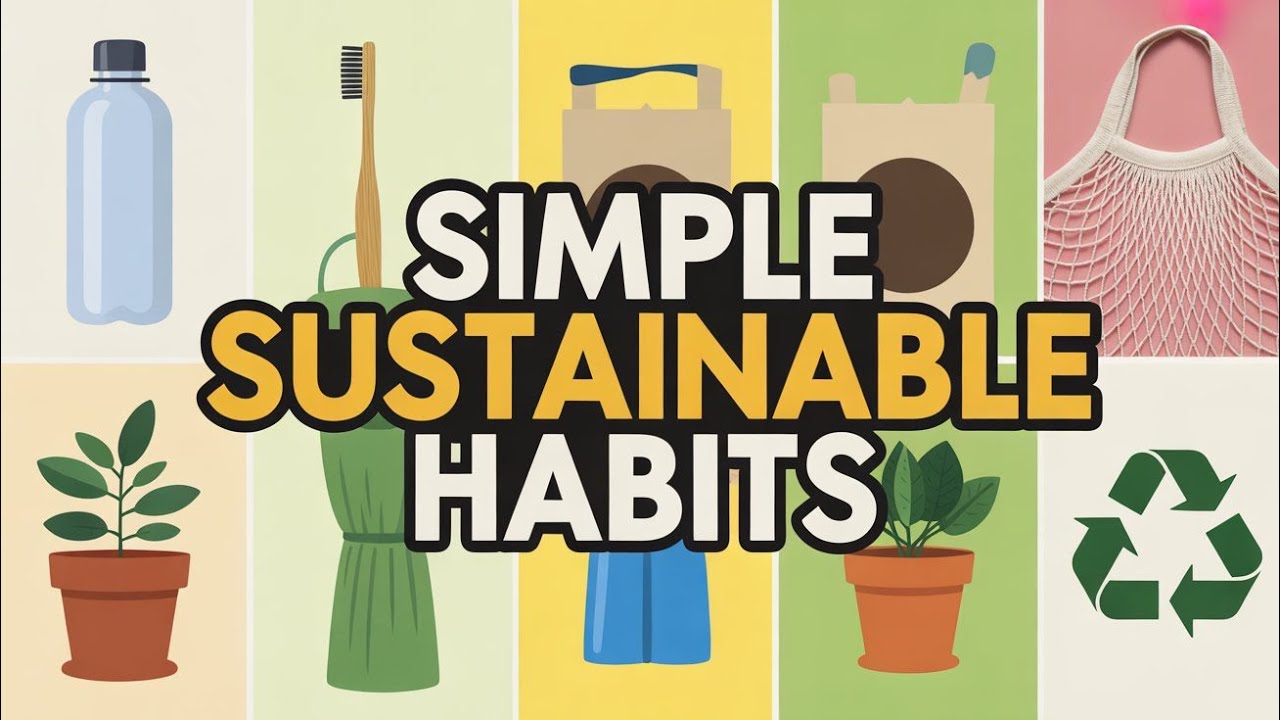 Simple Sustainable Habits - YouTube