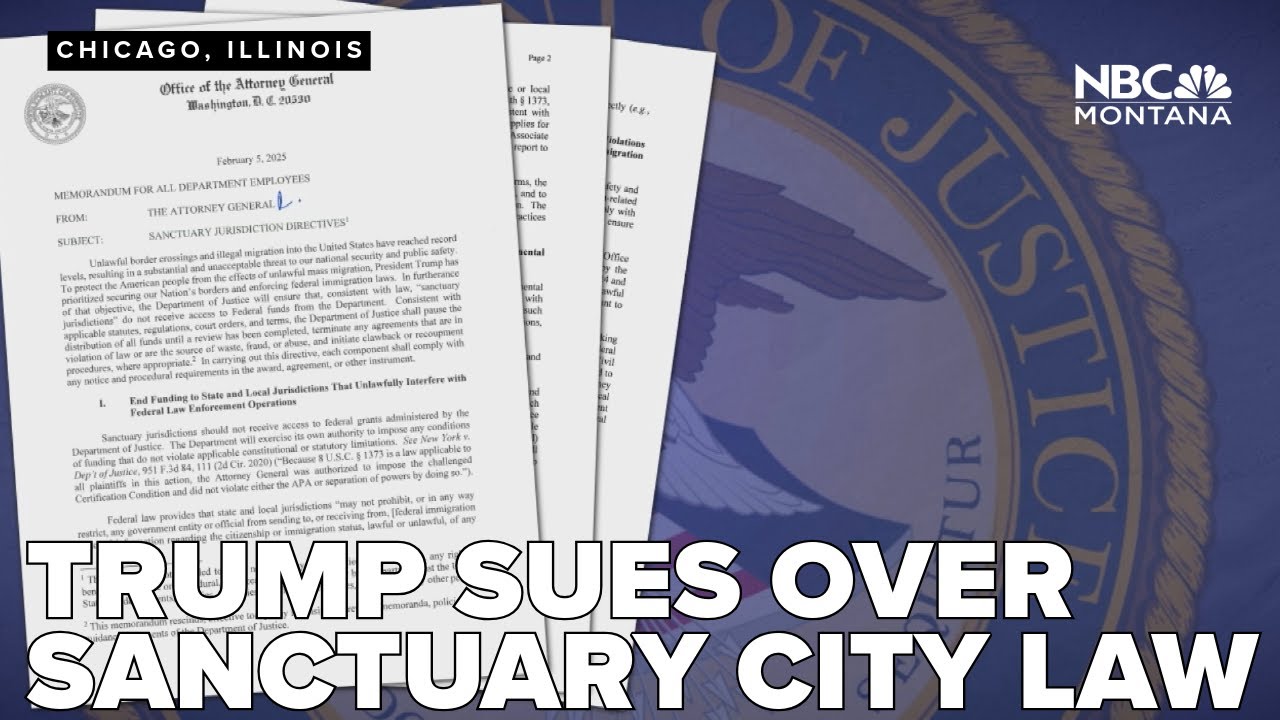 Trump DOJ sues Illinois, Chicago over sanctuary laws: 'Intentional ...