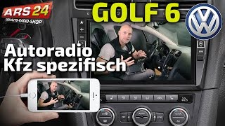 VW Golf 6 Autoradio mit unglaublich großem Bildschirm einbauen | ARS24