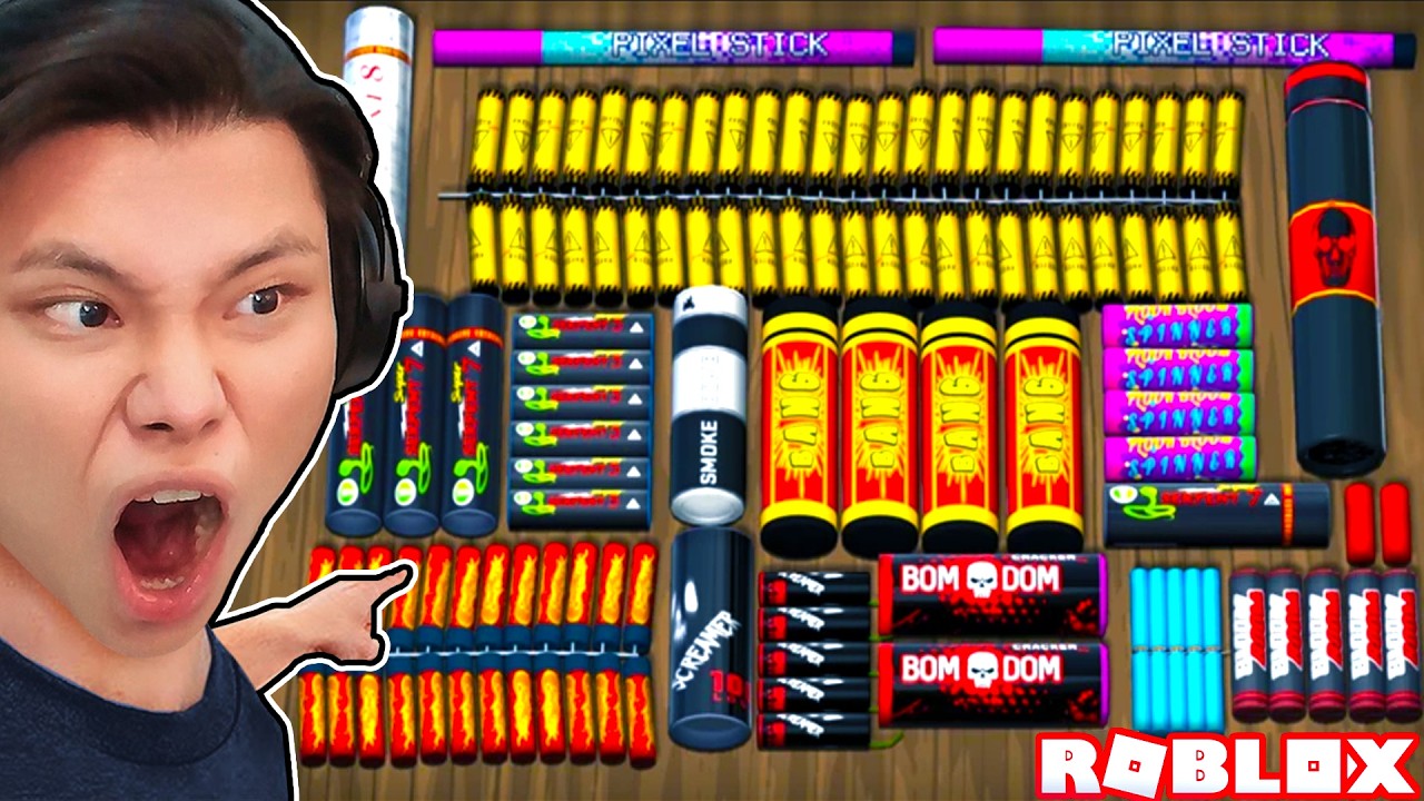 [ROBLOX] JAYGRAY ĐỐT LỬA PHÁO HOA BỊ CẤM TRÊN THẾ GIỚI🔥🧨✨LẬP KỶ LỤC BẮN PHÁO HOA 1 TRIỆU ĐÔ LA