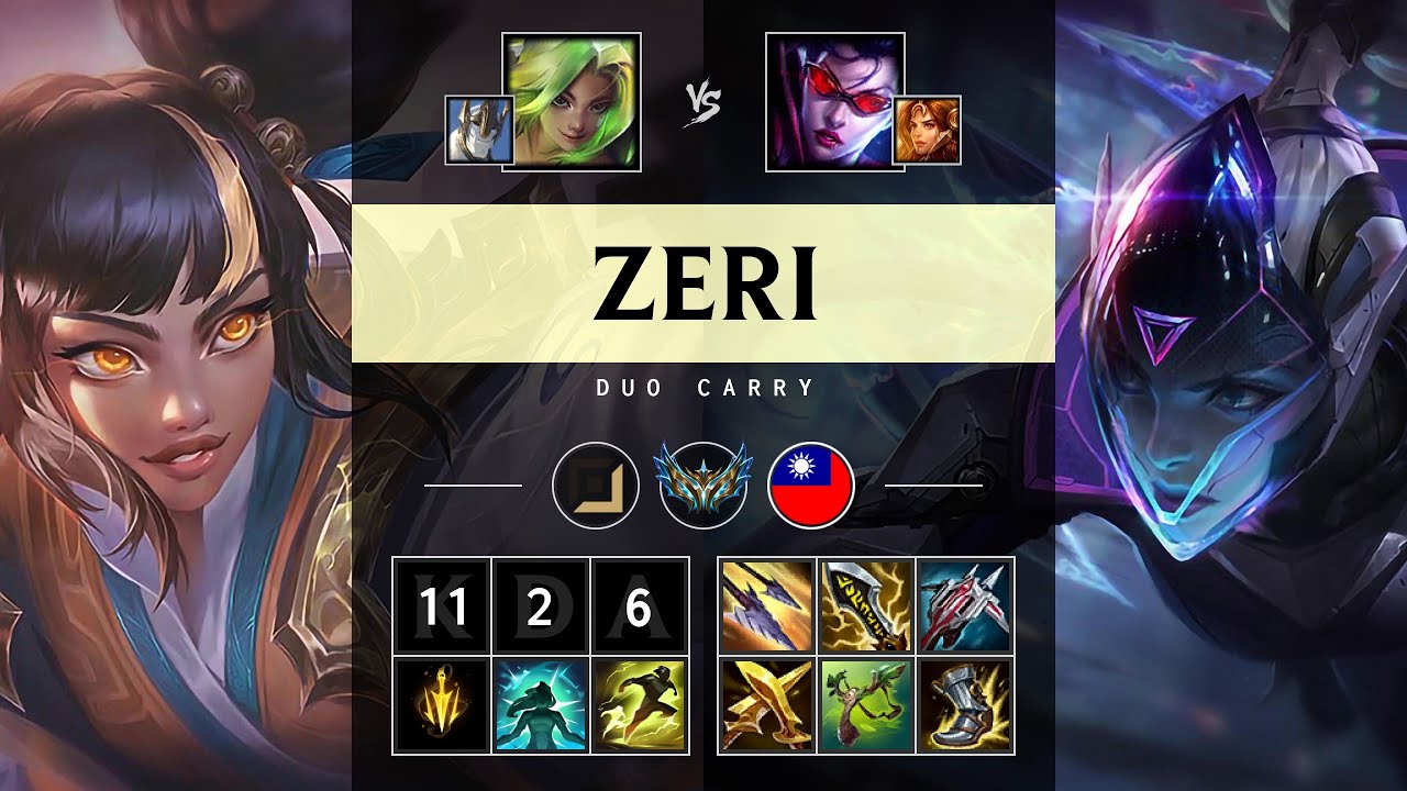 Zeri ADC vs Vayne - TW Challenger Patch 25.12