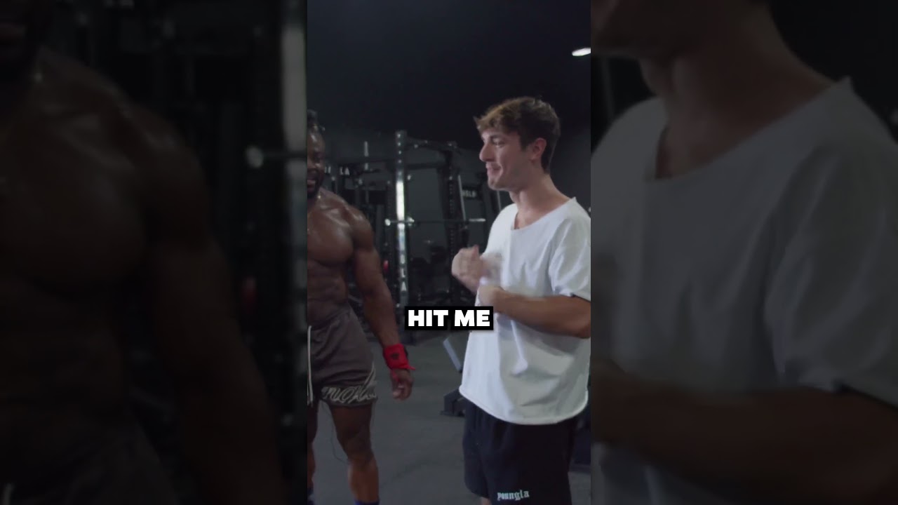I let a 300 lb body builder punch me in the stomach.