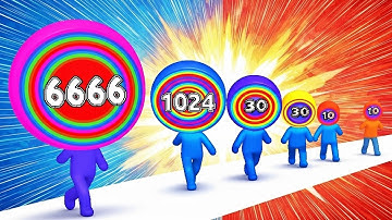 LAYER MAN 3D - ASMR Gameplay Android,iOS Walkthrough Pro Game Mobile (Level Up Layer Head Run) P39