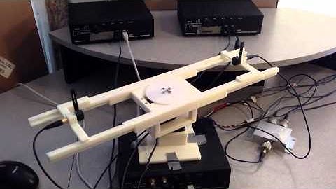 Mechanically steerable two-element antenna - Fast control