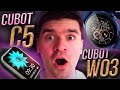 Обзор Cubot C5 и Cubot W-03. - Какие лучше? Недорогие умные часы.