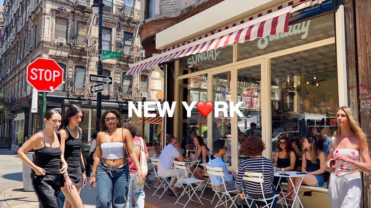 [4K]🇺🇸NYC Summer Walk🗽4th of July in New York City😎❤️‍🔥Hot Friday in Lower East Side | July 2025