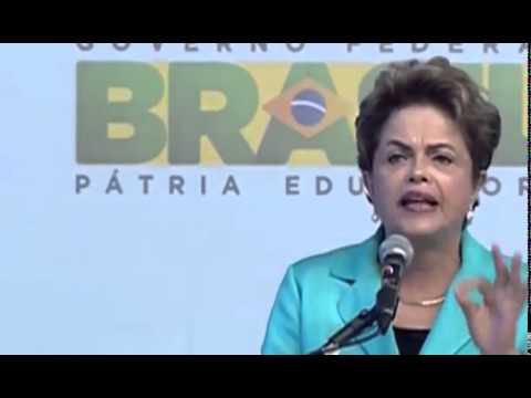 Discurso contraditório de Dilma