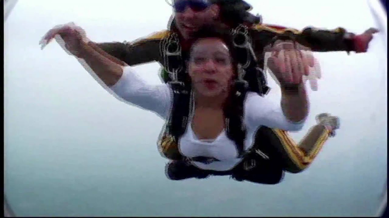 Skydiving from 14,000 ft.