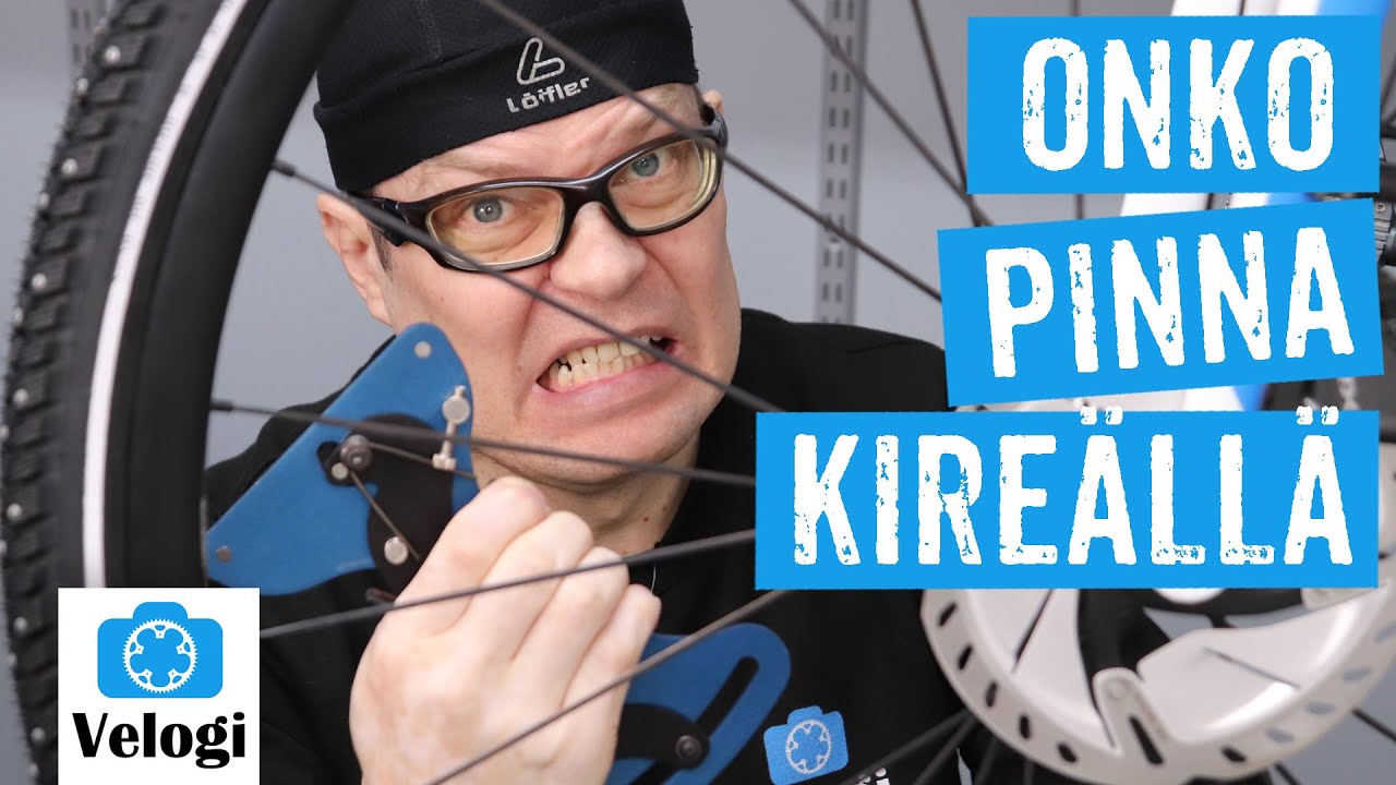 Polkupyörän pinnojen oikea kireys - mittaus ja dokumentointi