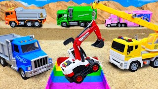 Rescue the truck from the pits with excavator and crane truck | Toys Cars Story by BonBon Cars Toys 7,159 views 2 months ago 2 minutes, 58 seconds