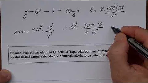 O que acontece com a força entre duas cargas elétricas (+ q é q colocadas a uma distância D Se mudarmos a carga (+ q por (+ 4Q a carga q por (+ 3q é a distância D por 2d mantém seu módulo e passa a ser atrativa?
