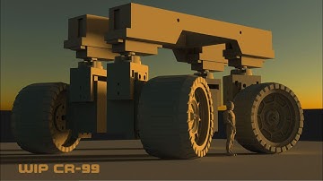 WIP Concept: 4 wheel drive RC vehicle