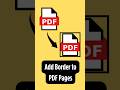 How to Add Border to PDF Online on Mobile 🔥 Free PDF Border Tool #pdftools
