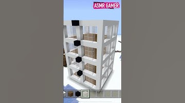 How To Build A Snowman House In Minecraft #Shorts #Trailer