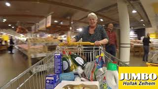 1 minuut gratis winkelen Anneke Aalderink bij Jumbo Hollak