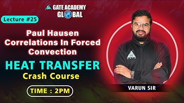 #25 Paul Hausen Correlations in Forced Convection | Heat Transfer | ME | Crash Course | Varun Sir