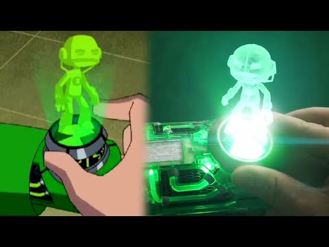 Ben 10 Alien Transformations Real Life VS Cartoon Comparisons! Rath, Echo Echo and Swampfire!