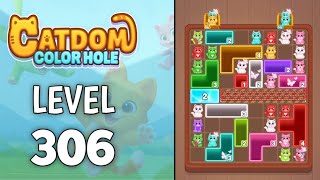 Catdom: Color hole Level 306 walkthrough solution 