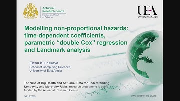 ARC Technical Workshop October 2019 - Beyond Proportional Hazards: Plenary 3