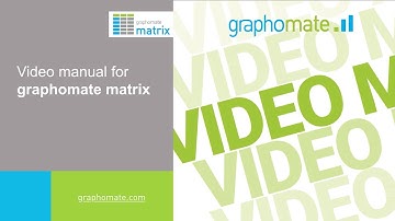 graphomate matrix - Video manual (english)