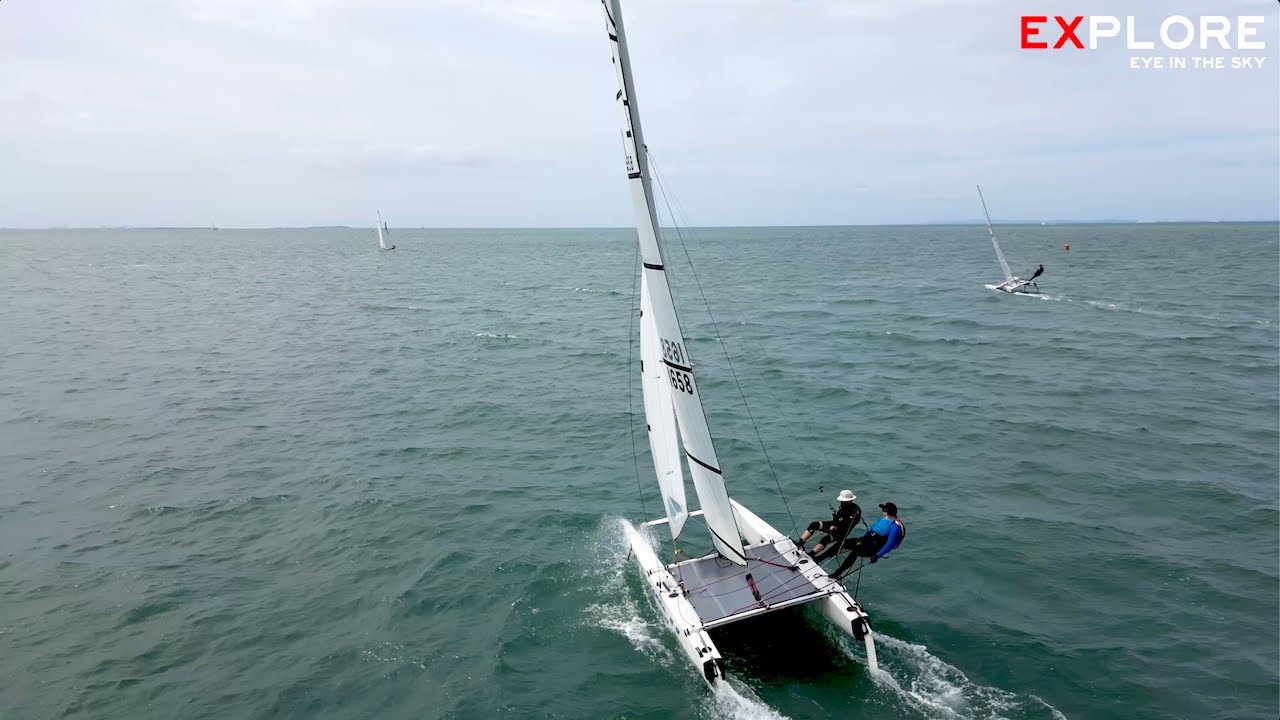 Sailing Catamarans Part 1 ⎪Catamaran Club Races ⎪AClass Flyer ⎪Hobie Cat ⎪Nacra Catamarans
