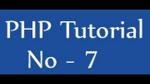 Php tutorials for beginners - 7 - php variables
