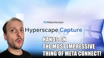 Meta Hyperscape Capture Hands-on: An IMPRESSIVE app to scan and teleport to places!