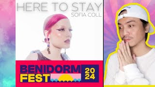 🇪🇸 Sofia Coll - "Here To Stay" REACTION | Benidorm Fest 2024 EUROVISION