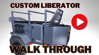 CUSTOM LIBERATOR ORV off grid trailer walk through.  Canadian made.