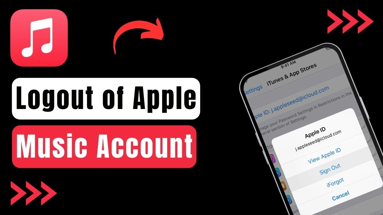 How To Logout Of Your Apple Music Account ! - YouTube