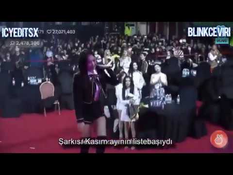 Jennie Solo ödül konuşması Türkçe altyazılı