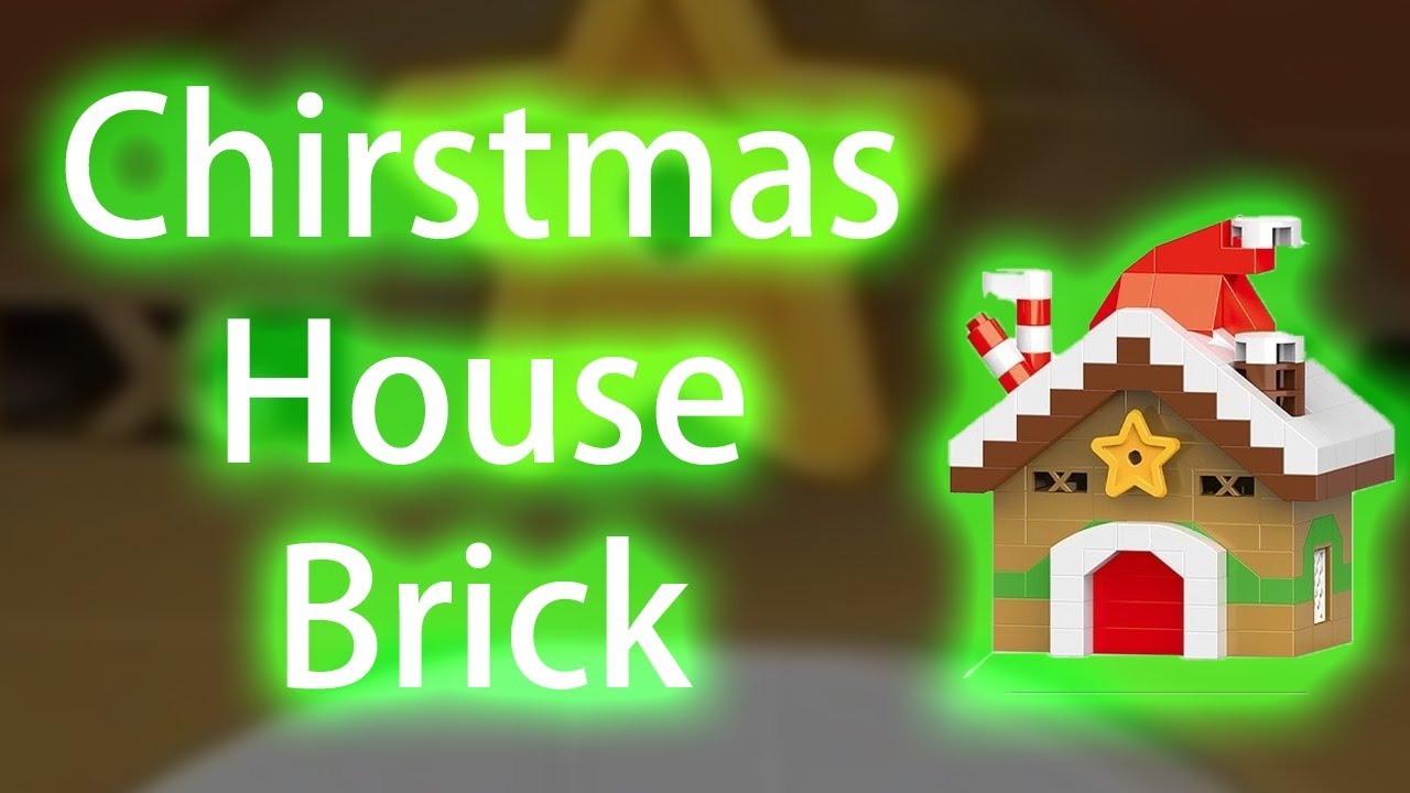 Lets Play this W1507-12 Cute Christmas House Brick Build 