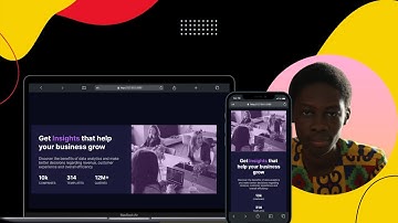 Build a Fully Responsive stats preview card with HTML & CSS