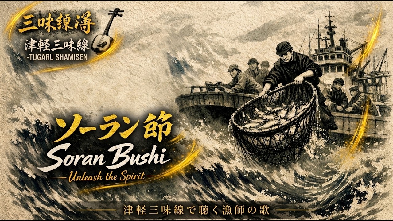 ソーラン節｜Soran Bushi – Traditional Japanese Folk Song｜Tsugaru