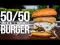 The Best 50/50 Burger (with Brisket!) | SAM THE COOKING GUY 4K