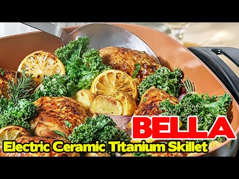 Bella Copper Electric Skillet