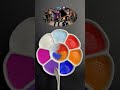 Crazy Frog Colour Mixing🐸 #colourmixing #satisfying #art #colormixing #colors #memes