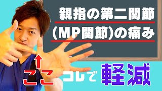 【親指の痛み】親指の第二関節（母指MP関節）の痛み軽減方法 【愛知県半田市　整体院 尚〜NAO〜】