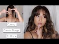 Cutting Curtain Bangs At Home & How To Style Them