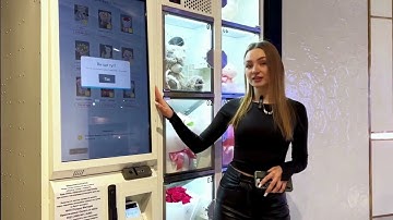 How works the Floromat (flower vending machine) by Smart Lockers MVK
