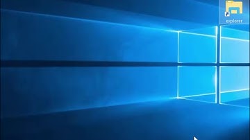 Put File Explorer icon on your desktop and restore it to the taskbar