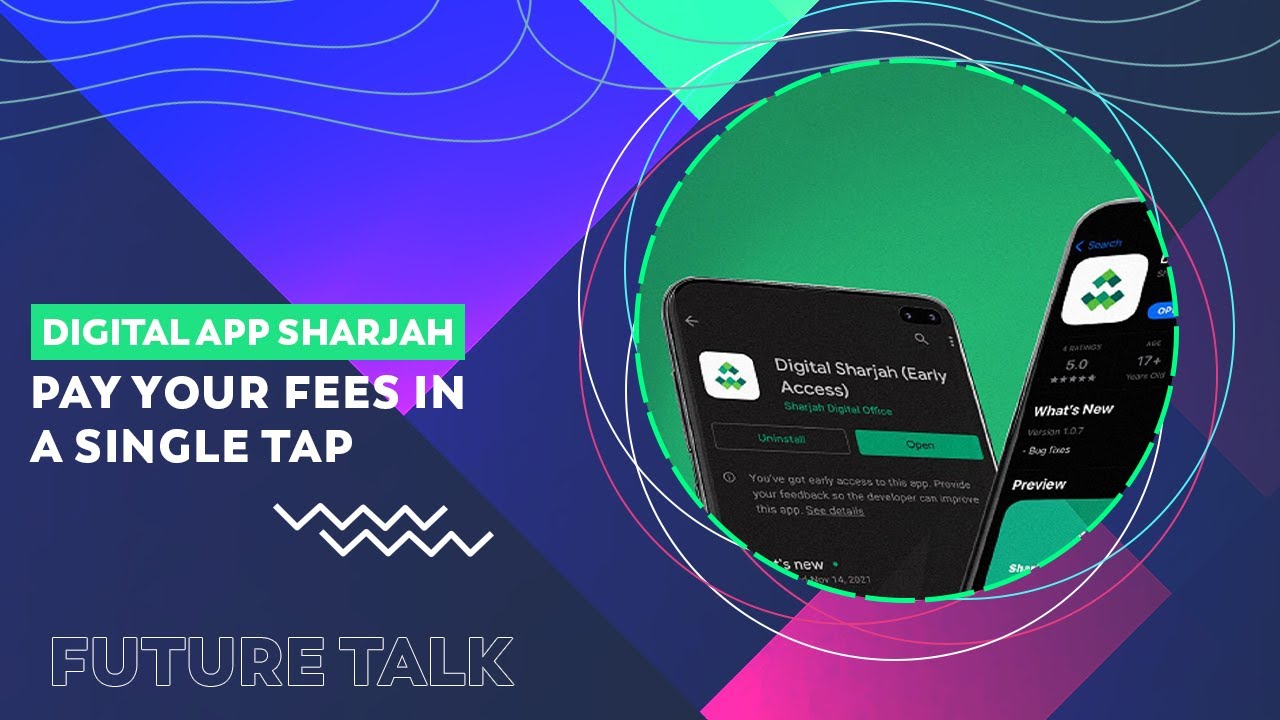 Digital App Sharjah: Pay Your Fees in a Single Tap - YouTube